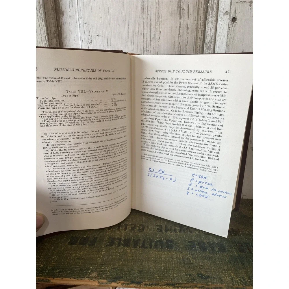 Piping Handbook‎ Mechanical Engineering Fluids Valves Oil Gas Steam Pipe 1945 HC